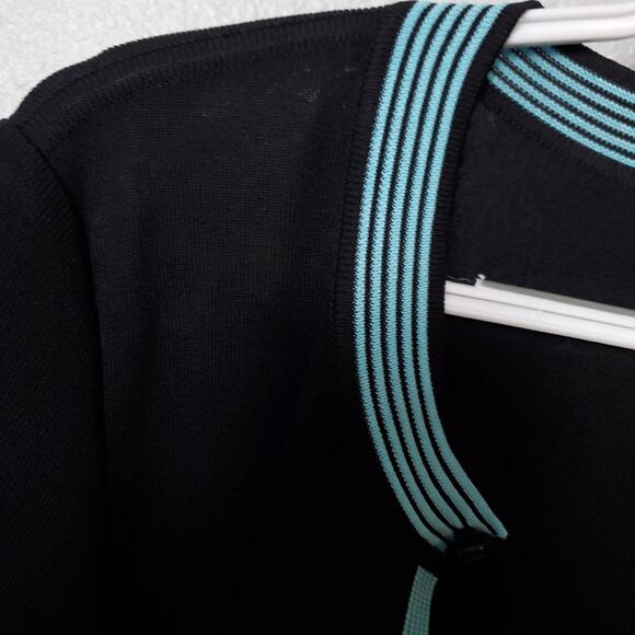 MISOOK Open Cardigan Sz L  Preppy Career Office Sweater Blazer - Picture 7 of 8